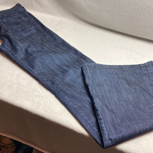 Citizens for Humanity Button stretch 251 high rise wide leg blue jeans size 25 - Picture 7 of 11